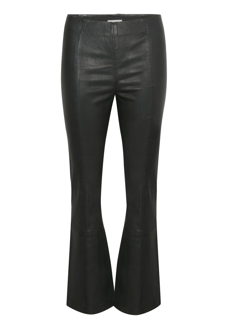 Part Two Leren broek zwart