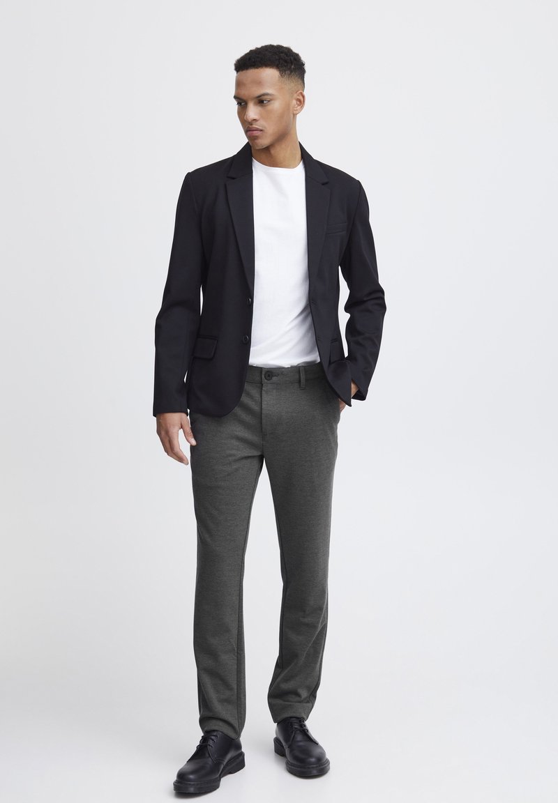 Business Casual Black Blazer Khaki Pants Khaki Charcoal Blazer