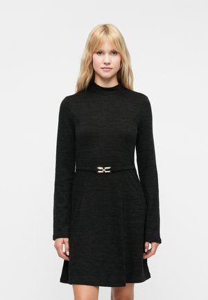 VMMARRI MOCKNECK SHORT DRESS - Obleka/pulover - black