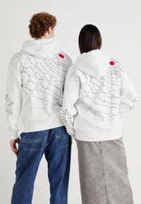 Jack & Jones JORWEB ZIP HOOD UNISEX - Sweatjakke - bright white