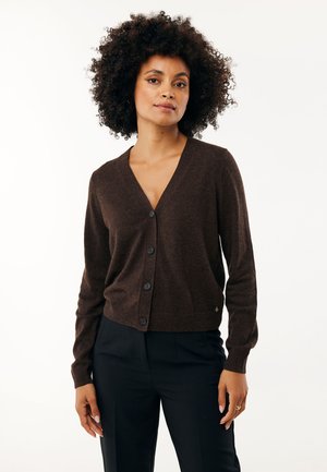 ARALIA - Vest - dark brown