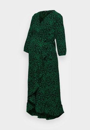 OLMLUXLEA WRAP CALF DRESS - Day dress - black