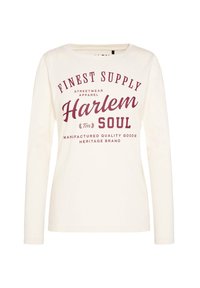 Harlem Soul BREN DA PRINTED - Long sleeved top - ecru