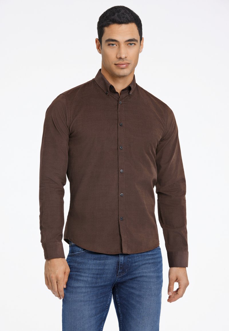 Lindbergh Camicia - dark brown