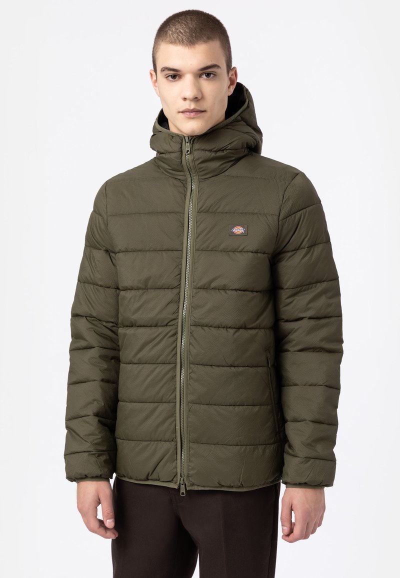 Dickies - WALDENBURG MID LAYER - Talvitakki - military gr, Suurenna