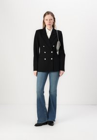 Good American PONTE EMBELLISHED DOUBLE BREASTED  - Suknjič - black