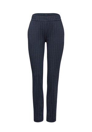 IM NADELSTREIFEN-LOOK - Pantaloni - blau
