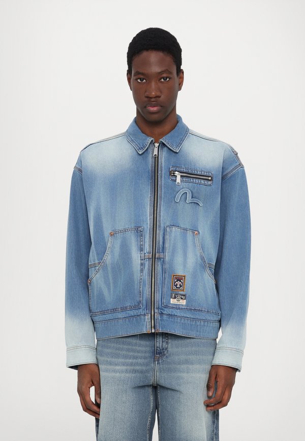 WORKER JACKET KAMON - Jeansjacke - indigo