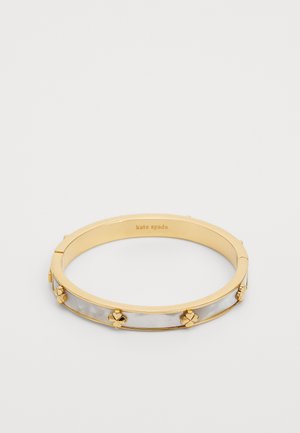FLOWER HINGED BANGLE - Pulsera - gold-coloured