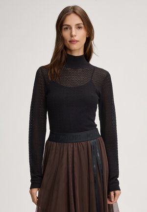Strickpullover - schwarz