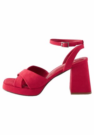 FOREVER COMFORT - REGULAR FIT - Korkeakorkoiset sandaalit - red