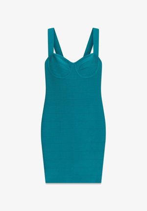 MARCIANO BY GUESS, MARCIANO BANDAGE-MIDI KLEID - Etuikleid - blau