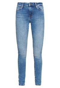 ONLY ONLCARMEN LIFE SKINNY - Calças de ganga de corte skinny - light blue