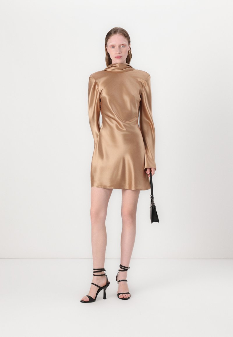 Malina Cocktailjurk tan