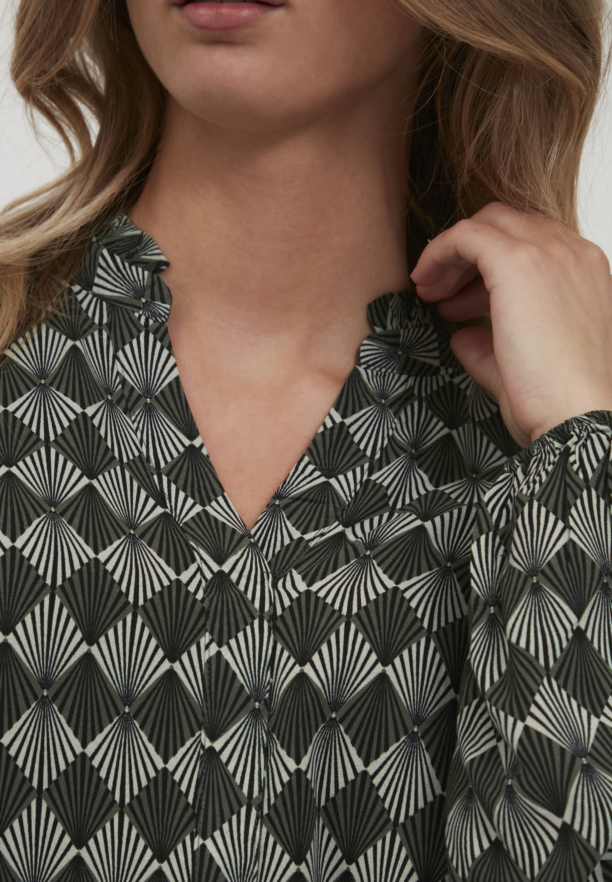 b.young by Zalando BYJOSA - Blouse - seagrass mix/grijs