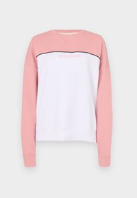 OVER BLOCK - Sweatshirt - slight pink/white