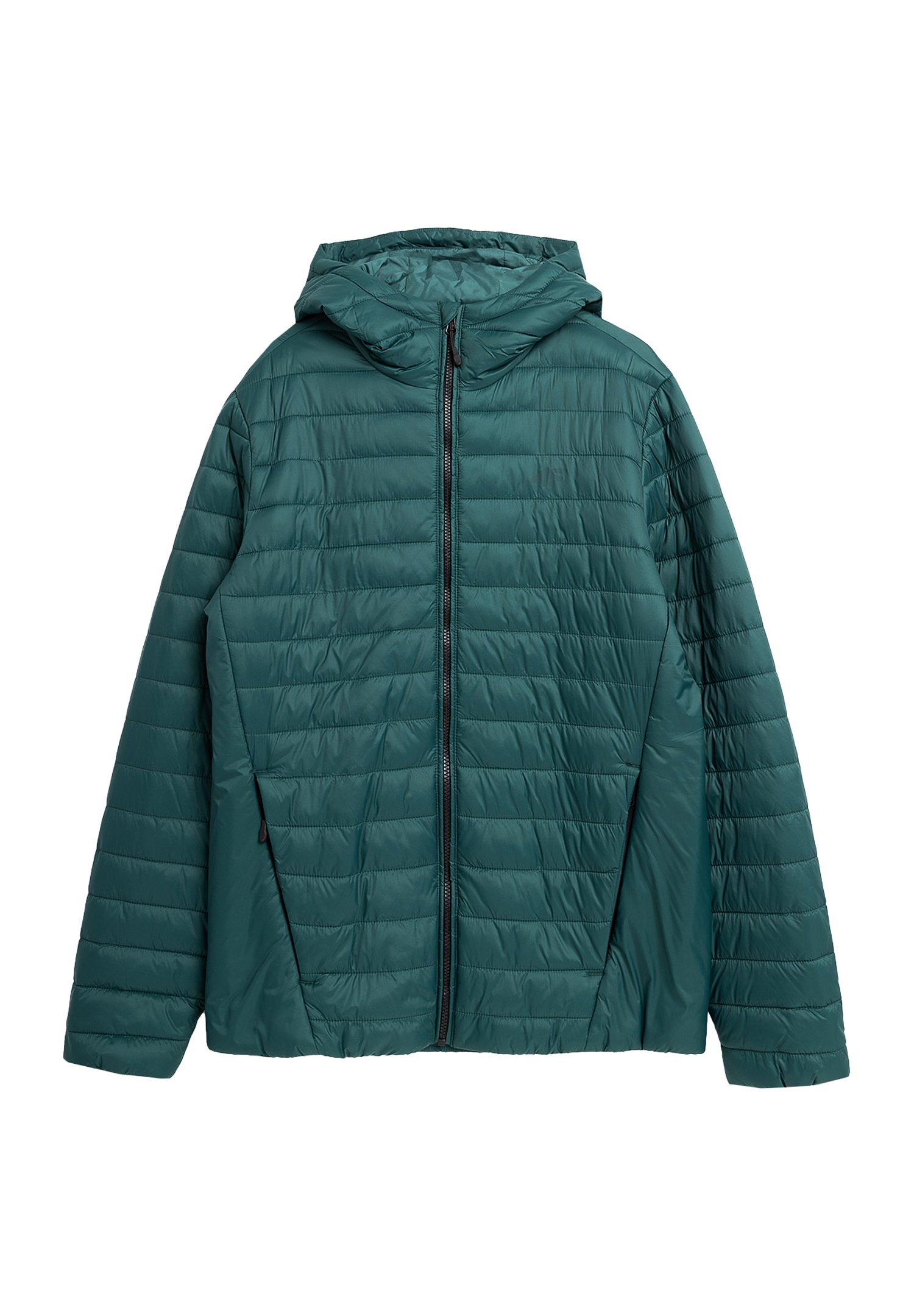 Doudoune D'hiver 4F Pour Femme - Vert, Mi-longue, Capuche, Isolation Polyester