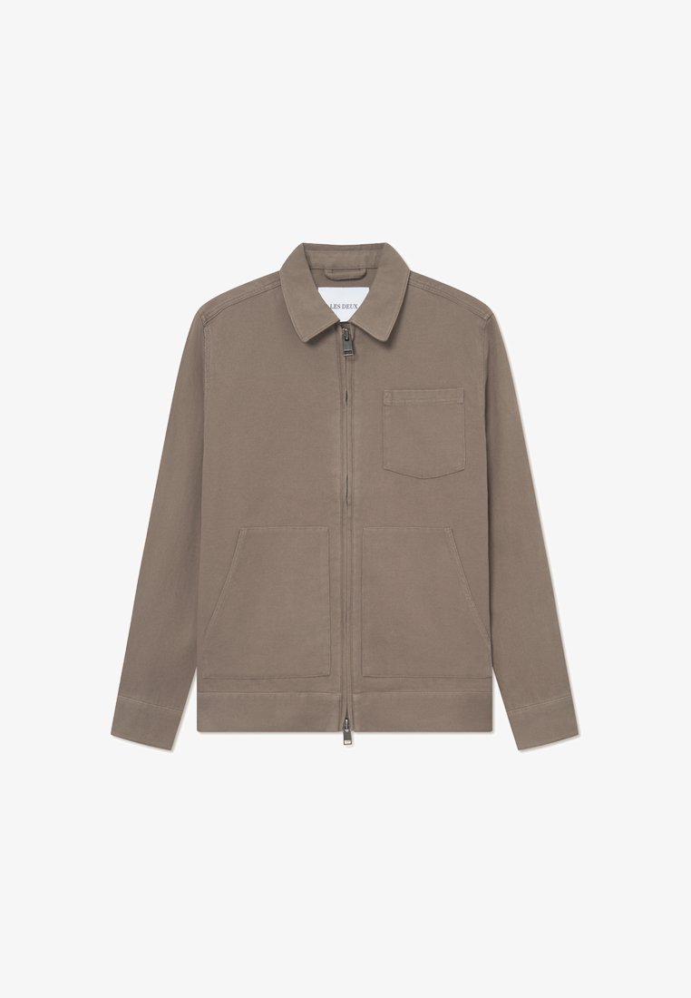 Les Deux ROBERT JACKET - Chaqueta fina - walnut