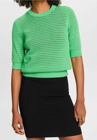 Esprit Triko s potiskem - green