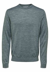 Selected Homme SLHTOWN MAX CREW NECK B NOOS Jumper titanium