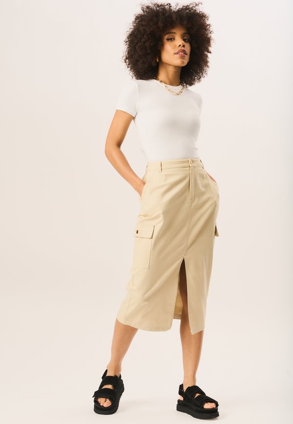 MIDI - Pencil skirt - stone4