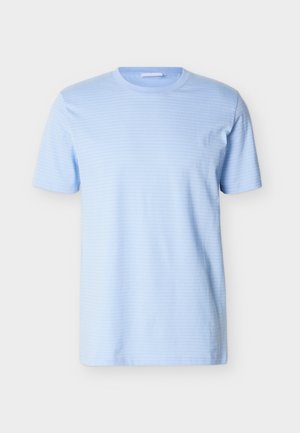 Lindbergh, STRIPED O NECK TEE - Trükipildiga T-särk - light blue