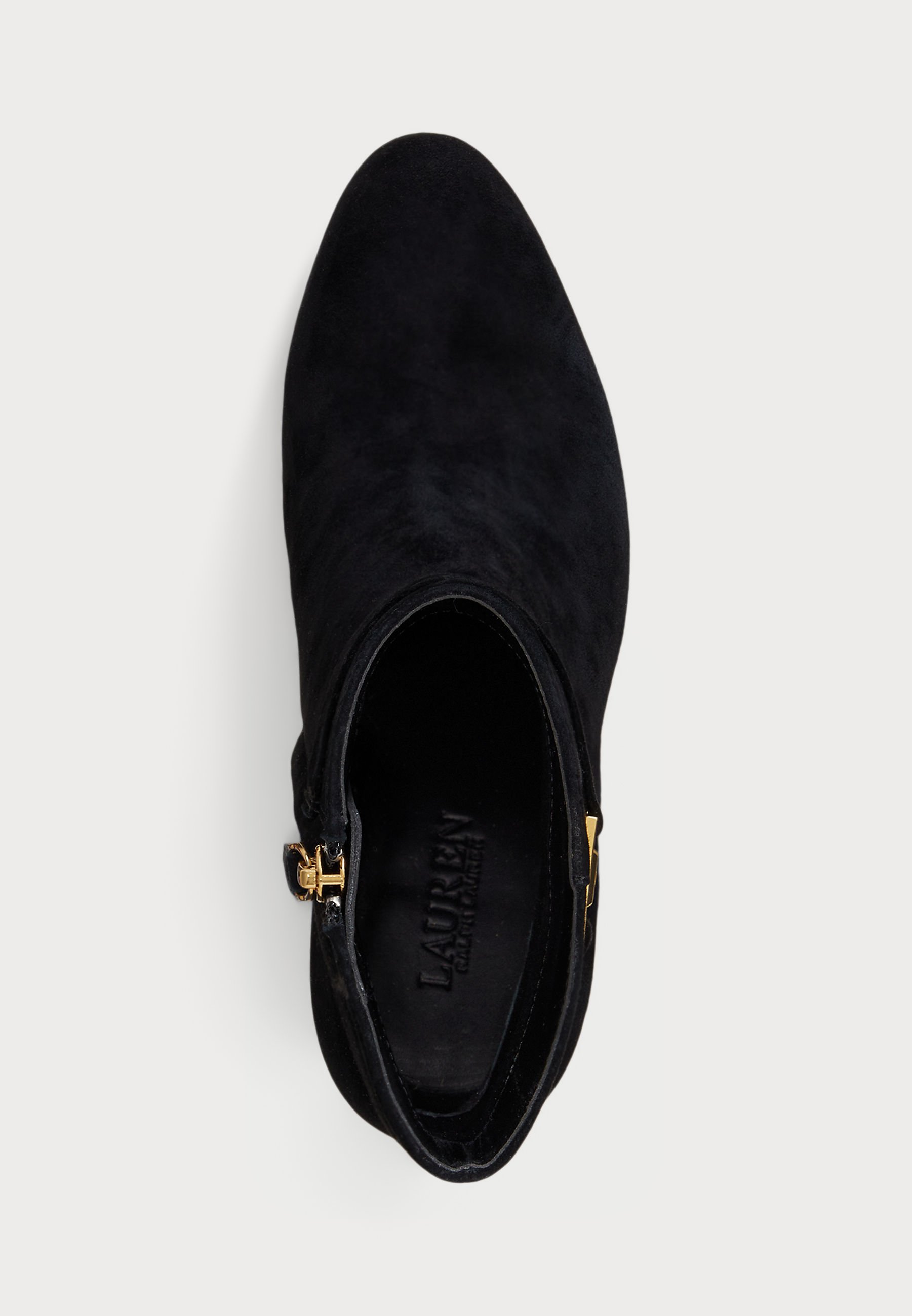 Lauren Ralph Lauren KELLIE SUEDE BOOTIE HEEL - High heeled ankle