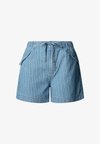 STRIPED - Denimshorts - LIGHT BLUE