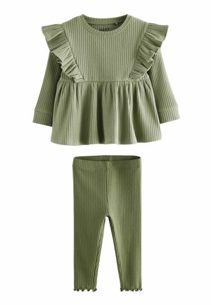 SET.  - REGULAR FIT - Tamprės – kelnės - green
