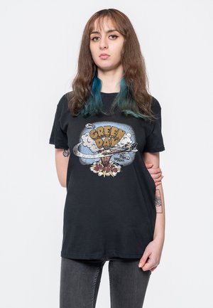 Paradiso Clothing Green Day Dookie Vintage - Print T-shirt - black