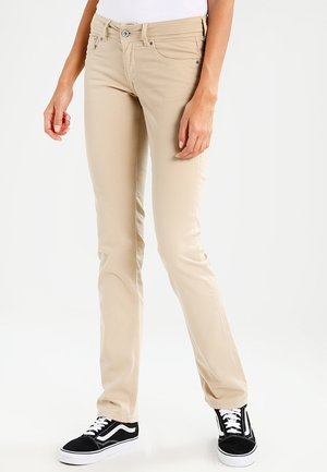 Straight leg jeans - beige