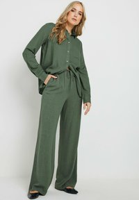 Long Tall Sally FEEL WIDE LEG - Pantaloni - khaki