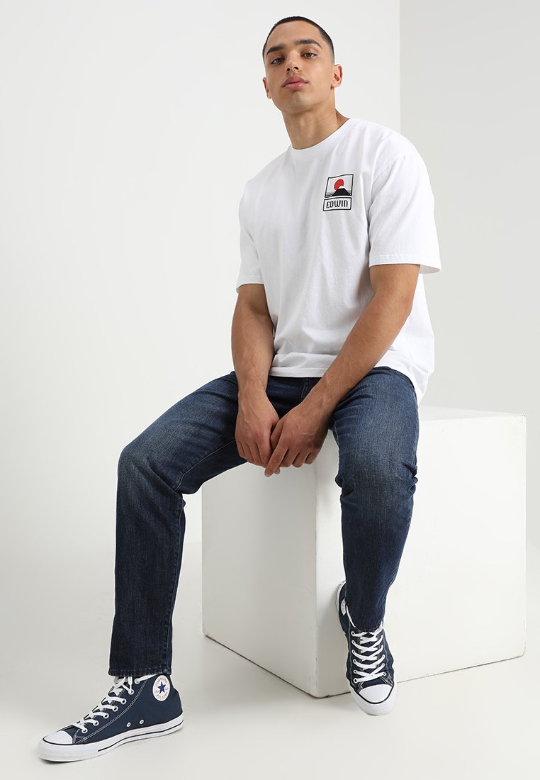 FUJI UNISEX - Print T-shirt - white 