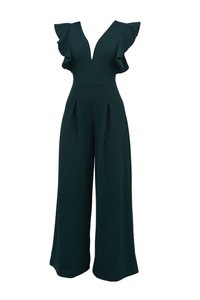 PIP RUFFLE - Jumpsuit - forest green