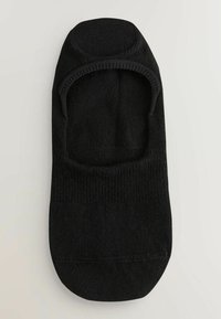 Mustmust mustjalad, mis on valmistatud pehmest ja venivast materjalist. Omab ümarat varvaste osa, elastseid servi ja siledat tekstuuri.