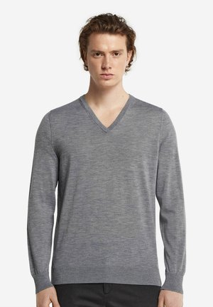 ULTRAFINE V-NECK - Strickpullover - Grey