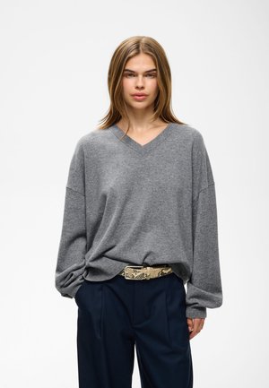 Gestuz MANZI  PULLOVER - Trui - concrete