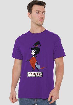 Cotton Soul, BEETLEJUICE THE LOVELY LYDIA - Print T-shirt - purple