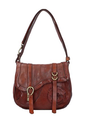 Cross body bag - cognac