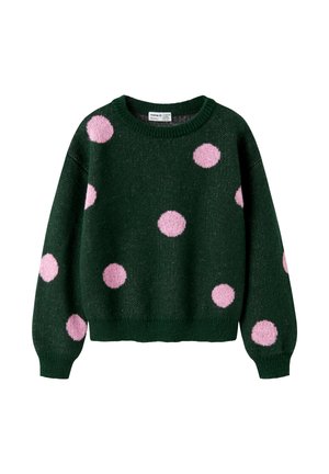 Name it, NKFOLISA LS KNIT BF - Pullover - pine grove
