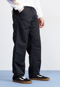 Carhartt WIP - DOUBLE KNEE PANT - Broek - black Miniatuurafbeelding 1