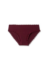 Unselected, burgundy