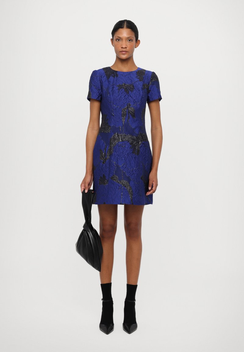 ml monique lhuillier cocktail dress Pearl Embroidered Cocktail Dress 4 / Creme