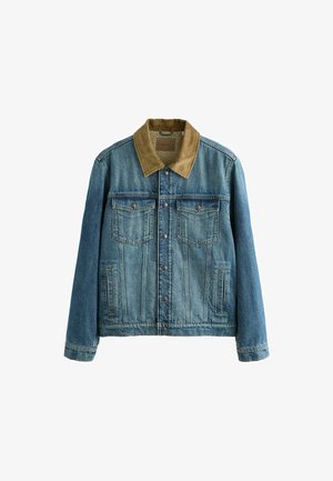 Next, DENIM BORG LINED JACKET - Denim jacket - denim