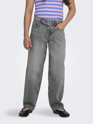 ONLY GIRLS KOGGIANNA STRAIGHT - Jeans Straight Leg - medium grey denim