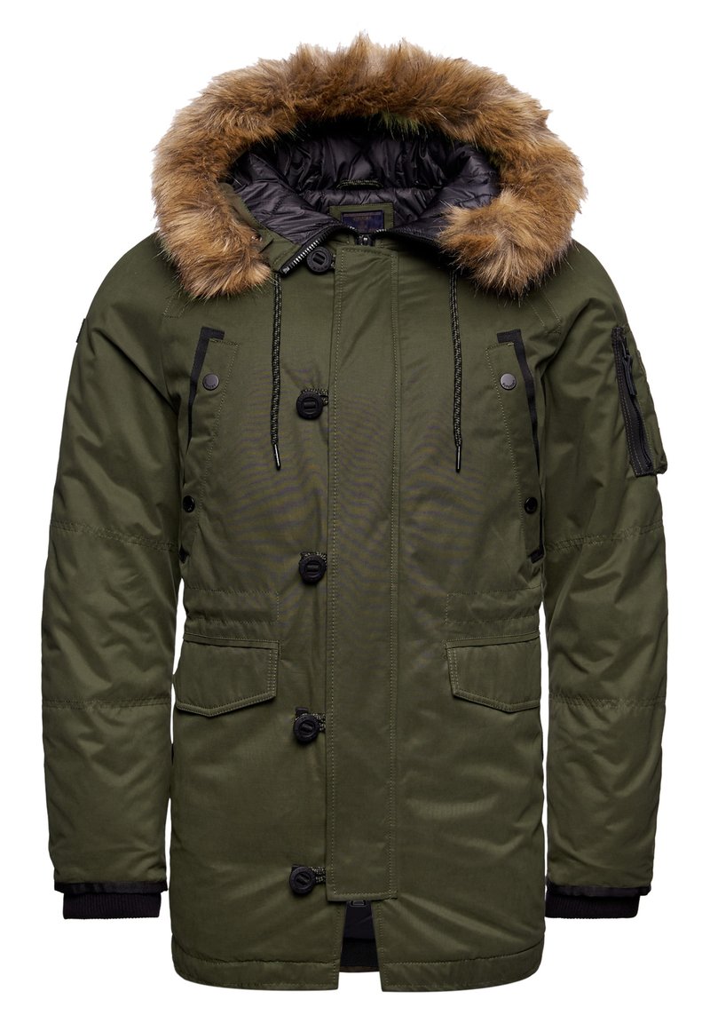 Superdry & Co Parka donkergroen Superdry & Co Parka donkergroen
