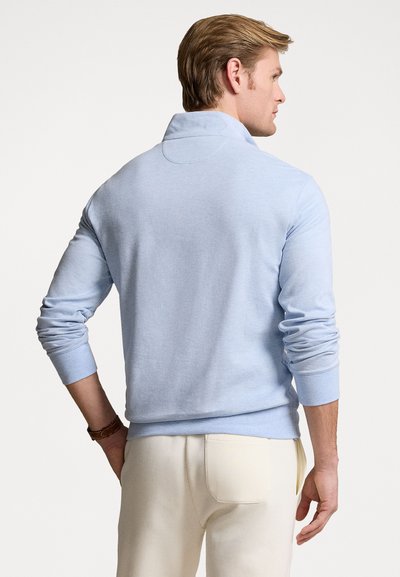 Polo Ralph Lauren LUXURY JERSEY QUARTER ZIP PULLOVER - Sweatshirt - blue