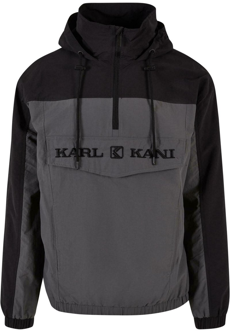 Karl Kani RETRO SPLIT - Veste coupe-vent - black/noir - ZALANDO