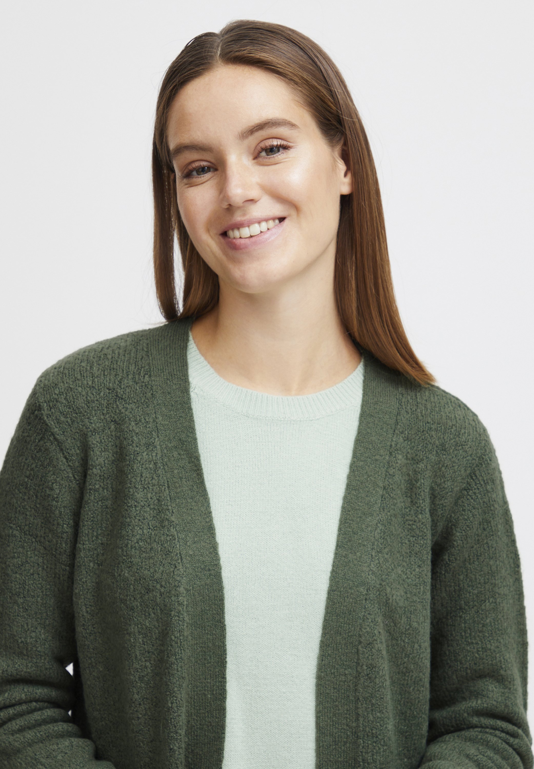 売れ筋商品|||ビーヤング ニット&セーター レディース アウター BYMirelle - Cardigan - cilantro melange Eco Amelia Bouclé Cardigan Sweater