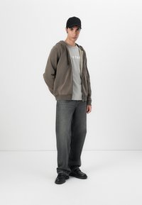 Samsøe Samsøe PIET ZIP HOODIE - Hoodie - turkish coffee